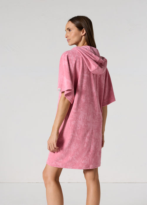 Robe éponge à capuche Pink antique Pearl - JOTT - 4