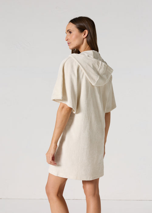 Robe éponge à capuche Naturel Pearl - JOTT - 4