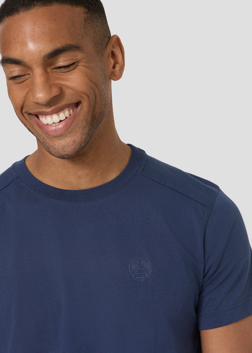 T-shirt col rond homme en coton Marine Pedro - JOTT - 4