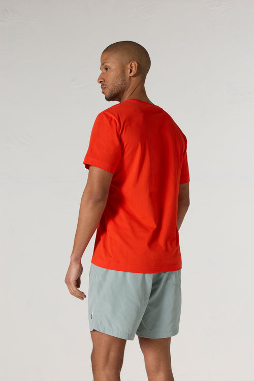 T-shirt à col rond homme en coton Coquelicot Pedro - JOTT - 4