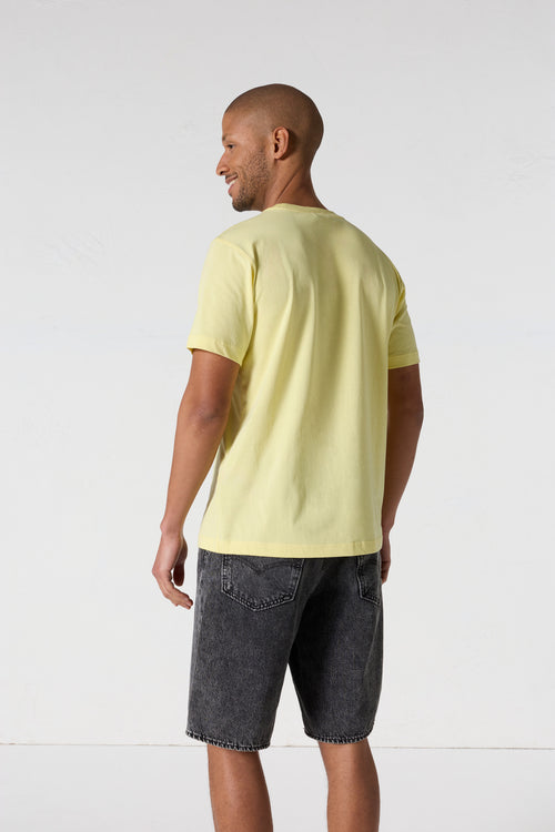 T-shirt à col rond homme en coton Paille Pedro - JOTT - 4