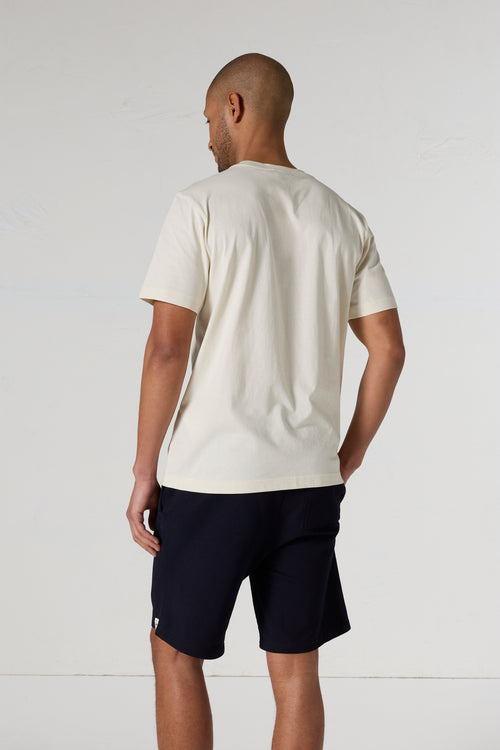 T-shirt à col rond homme en coton Naturel Pedro - JOTT - 4