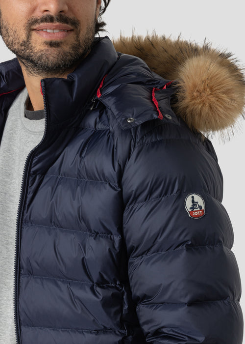 Doudoune à capuche Grand Froid Marine Prestige - JOTT - 3