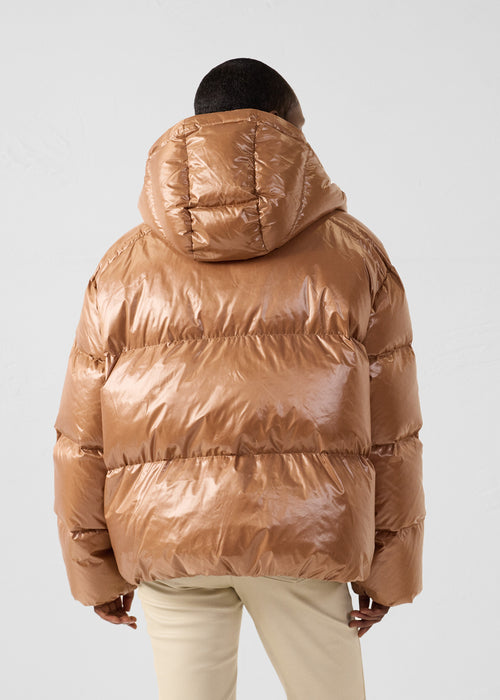 Doudoune Grand Froid puffer Sucre roux Quinn shiny - JOTT - 4