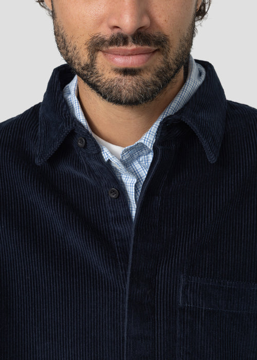 Chemise droite Bleu nuit Rehane - JOTT - 3