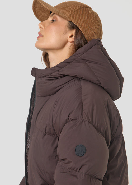 Doudoune oversize Grand Froid Café noir Savia - JOTT - 3