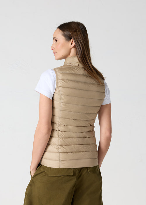 Doudoune légère sans manches Beige Seda - JOTT - 4