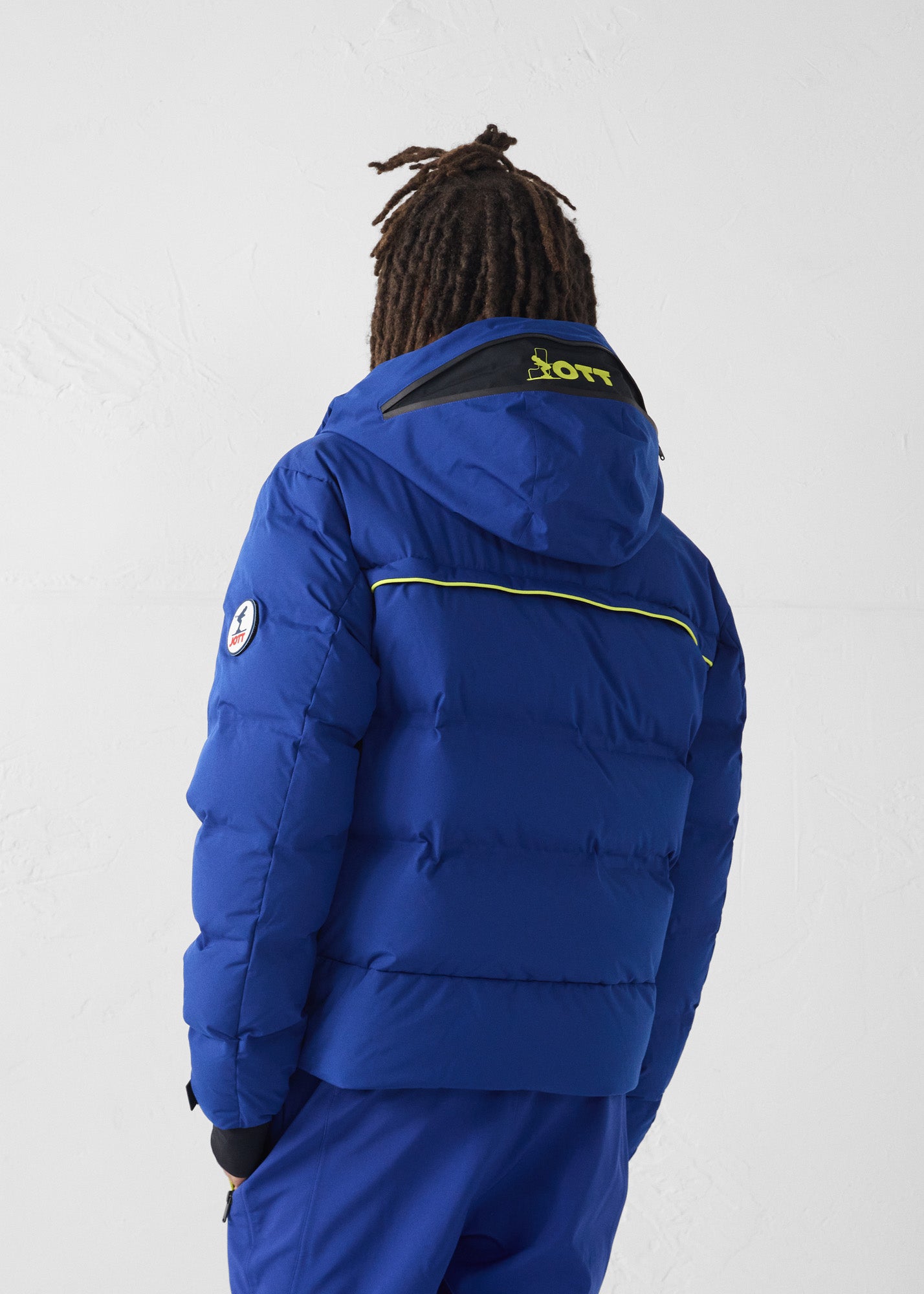 Down jacket ski Grand froid Cobalt blue Sereis - JOTT