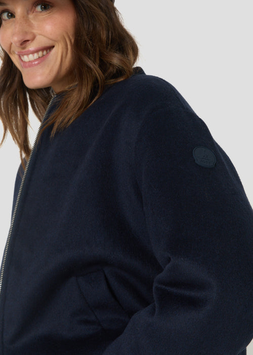 Bomber laine Bleu nuit Solna - JOTT - 4