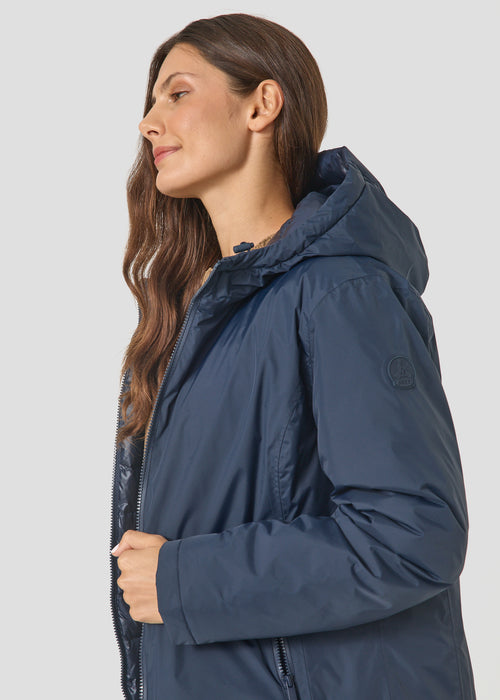 Doudoune longue réversible Bleu nuit/Bleu nuit Verone 2.0 - JOTT - 4