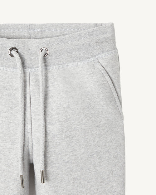 Jogging enfant en coton biologique Gris chiné Arica - JOTT - 2