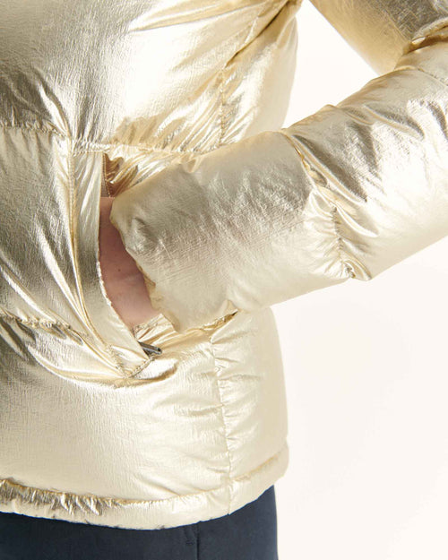 Doudoune avec des cristaux Swarovski®️ Grand Froid Or Cardiff 1.1 - JOTT - 2