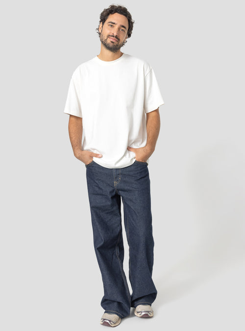 T-shirt col rond imprimé au dos Blanc Amael - JOTT - 3