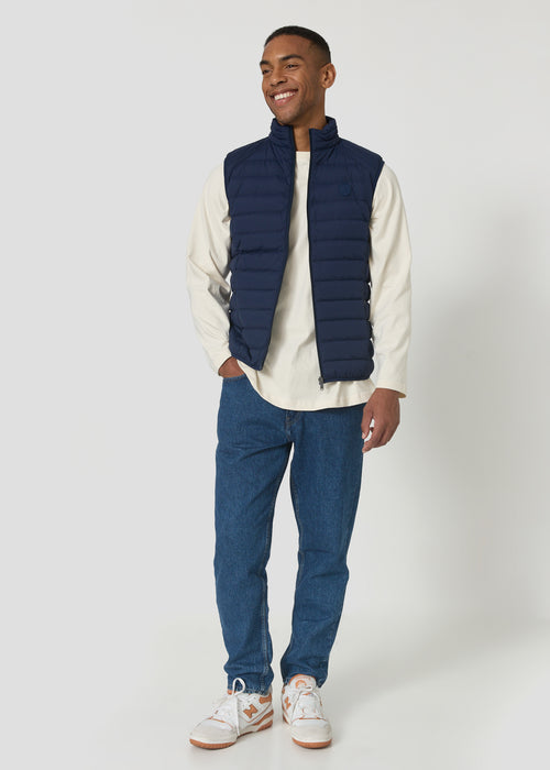 Doudoune sans manches stretch Marine Arafo - JOTT - 5