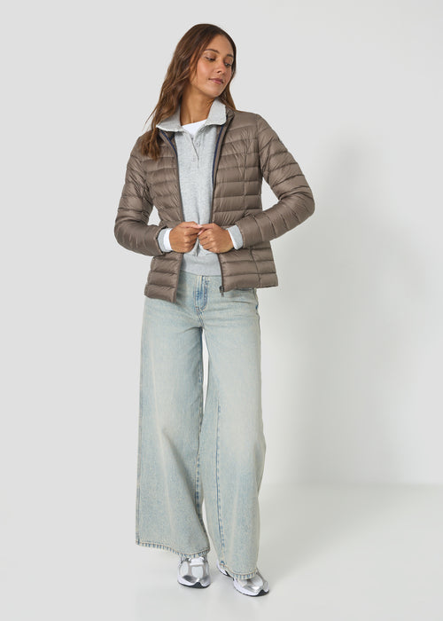 Doudoune légère Taupe Cha - JOTT - 5