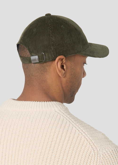 Casquette en velours Army foncé Cirrus - JOTT - 3