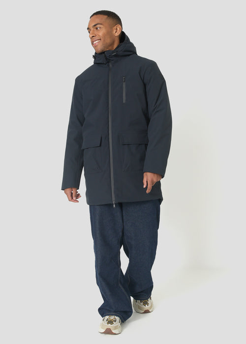 Imperméable polaire mi-long Noir Hatton - JOTT - 5