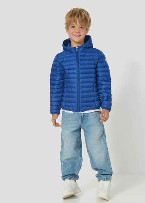 Doudoune légère à capuche enfant Bleu cobalt Hugo - JOTT - 5