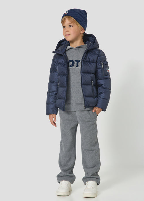 Doudoune enfant à capuche Grand Froid Marine Kazan - JOTT - 5