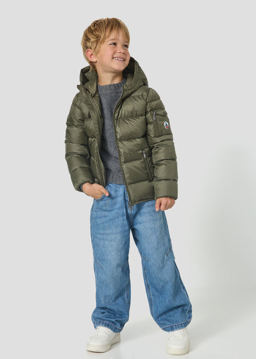 Doudoune enfant à capuche Grand Froid Army Kazan - JOTT - 5