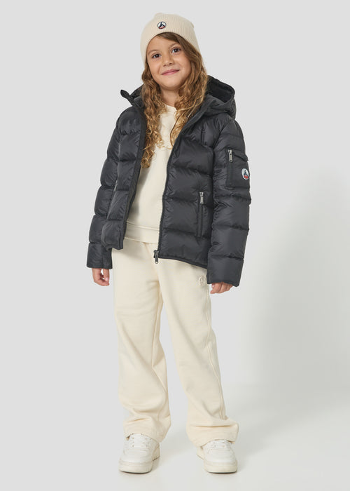Doudoune enfant à capuche Grand Froid Noir Kazan - JOTT - 5