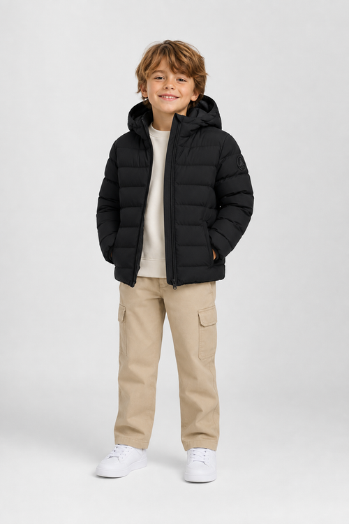 Doudoune Grand Froid mat enfant Noir Kelmo