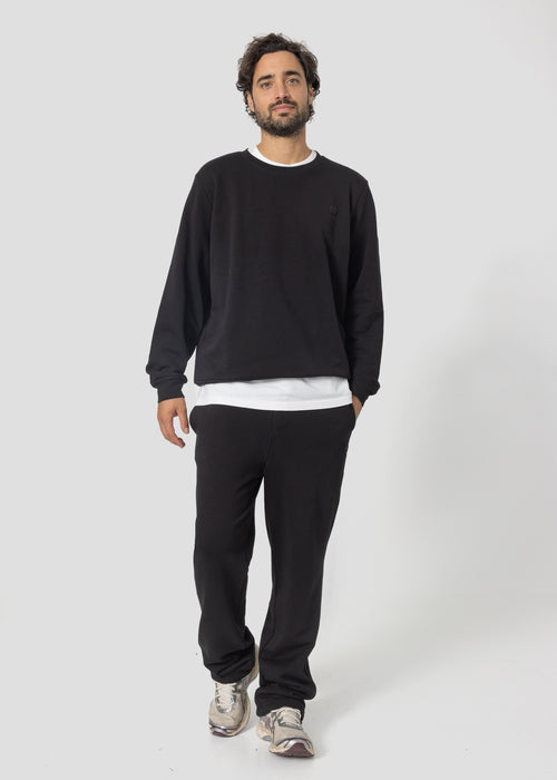 Sweat col rond Noir Lattre - JOTT - 4