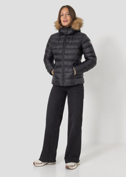 Doudoune à capuche Grand Froid Noir Luxe - JOTT - 5