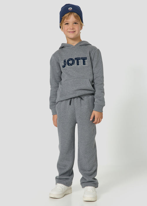 Pantalon de jogging enfant Gris chiné foncé Maloe - JOTT - 5