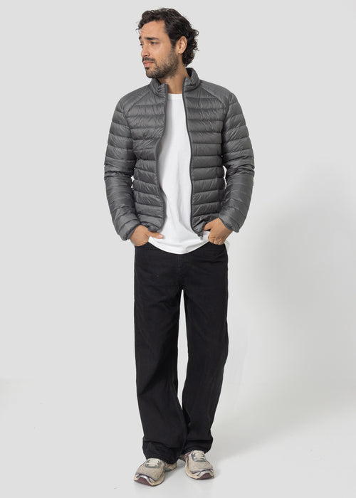 Doudoune légère Anthracite Mat - JOTT - 5