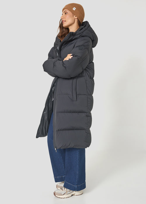 Doudoune longue oversize Noir Mikkeli - JOTT - 4