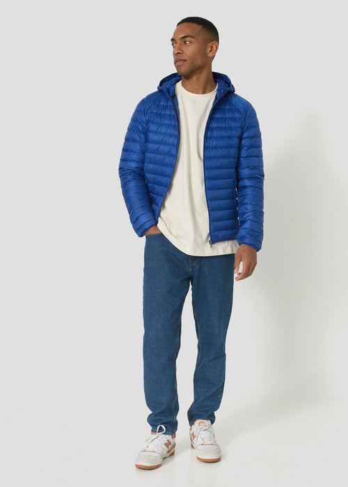 Doudoune légère à capuche Bleu cobalt Nico - JOTT - 5