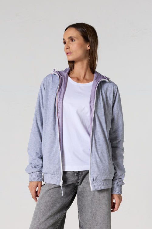 Coupe-vent réversible mixte Encens violet Okapa - JOTT - 4