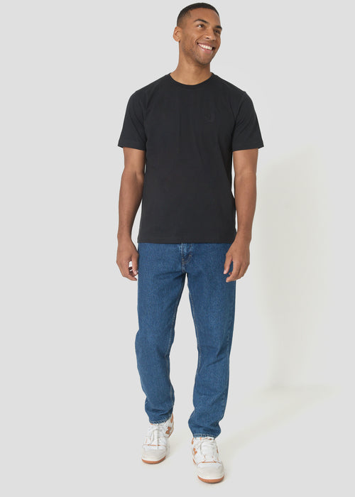 T-shirt col rond homme en coton Noir Pedro - JOTT - 4
