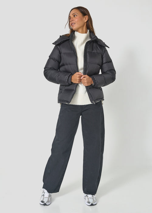 Doudoune Grand Froid esprit puffer Noir Prague - JOTT - 5