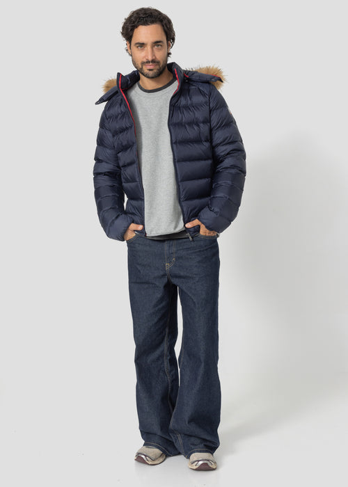 Doudoune à capuche Grand Froid Marine Prestige - JOTT - 4