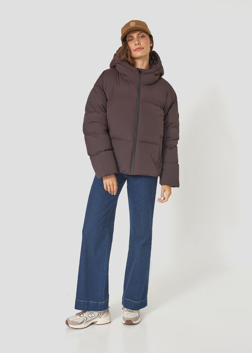 Doudoune oversize Grand Froid Café noir Savia - JOTT - 4