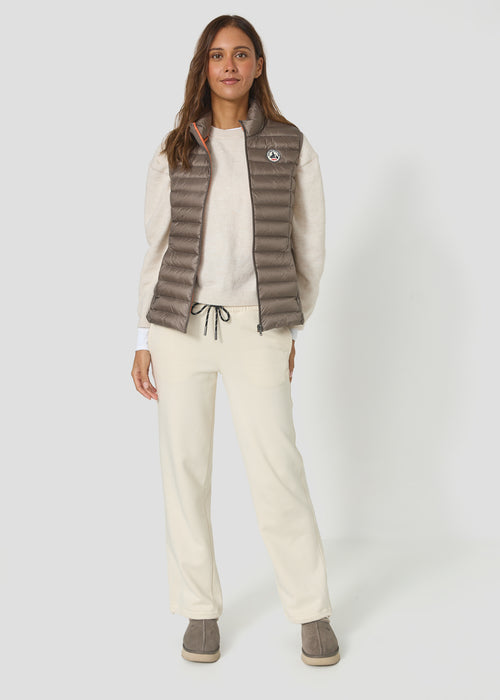 Doudoune légère sans manches Taupe Seda - JOTT - 5
