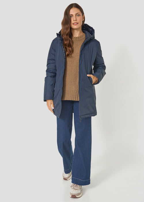 Doudoune longue réversible Bleu nuit/Bleu nuit Verone 2.0 - JOTT - 5