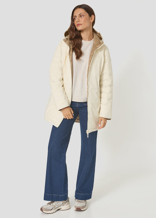 Doudoune longue réversible Naturel/Beige fumé Verone 2.0 - JOTT - 4