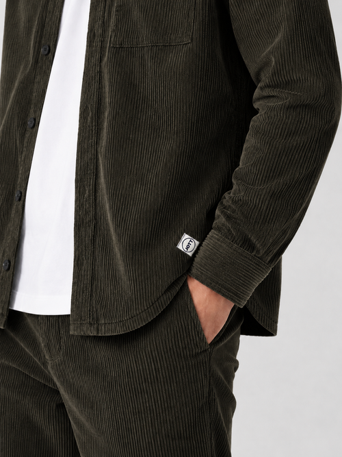 Chemise droite Army foncé Rehane