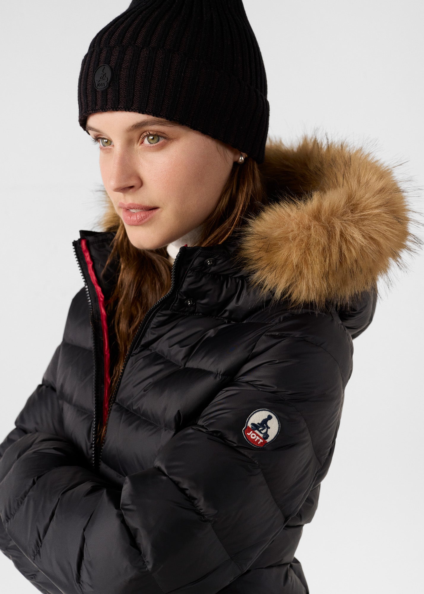 Down jacket mi-longue GREAT COLD Noir Perle - JOTT