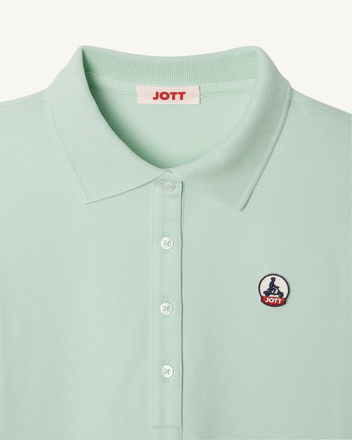 Polo en coton biologique Menthe poivrée Franca - JOTT - 2