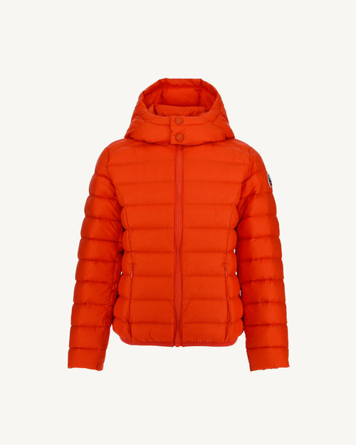 Doudoune à capuche enfant Grand Froid Orange foncé Gold 2.0 - JOTT - 2