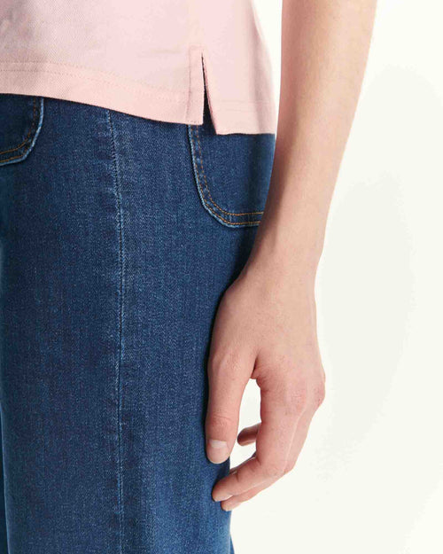 Polo en coton biologique Rose pêche Franca - JOTT - 2