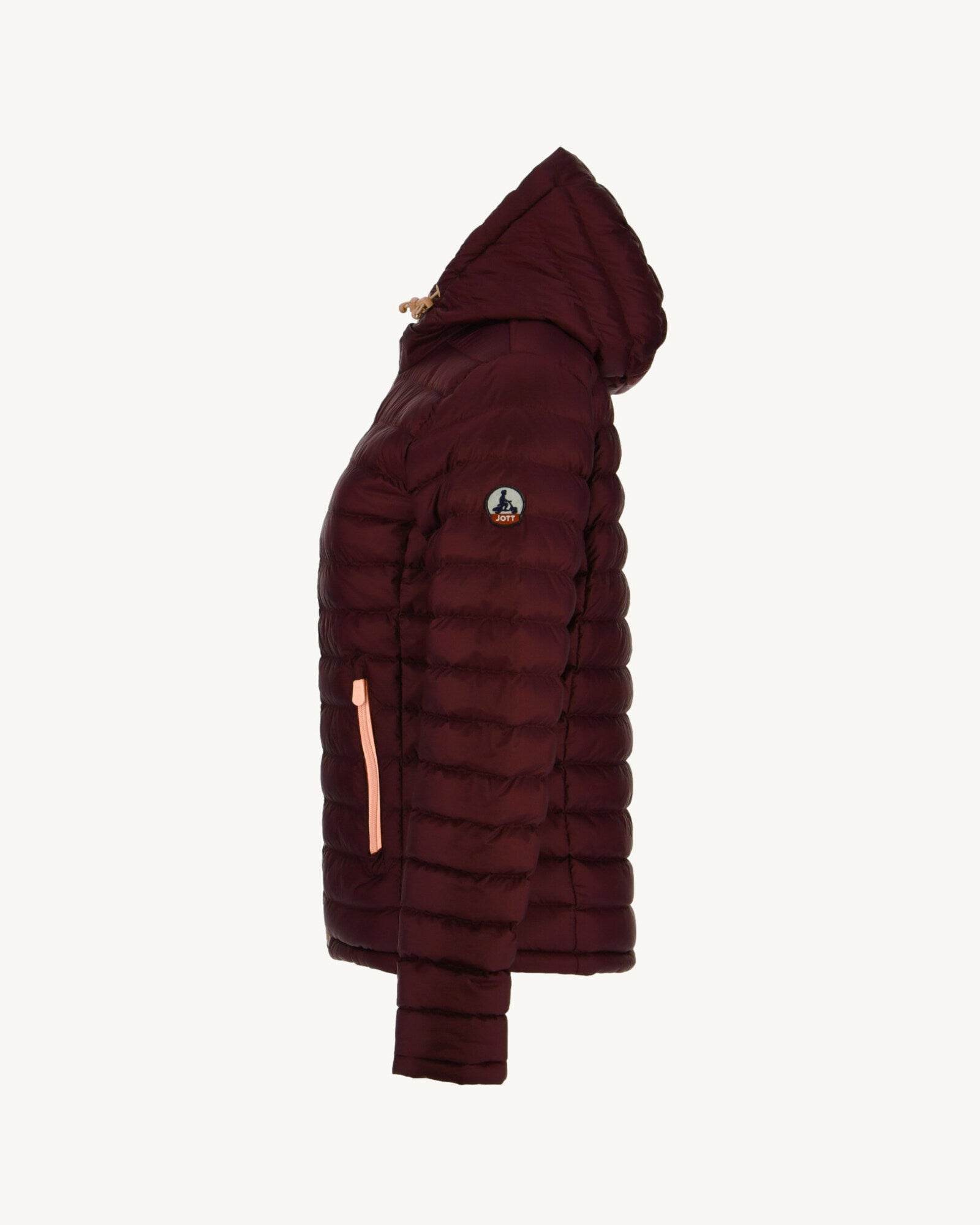 Doudoune réversible Rose pale/Aubergine Vienne - JOTT - 4