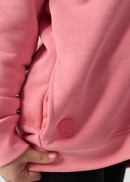 Veste enfant zippée à capuche Vibrant pink Arie - JOTT - 5