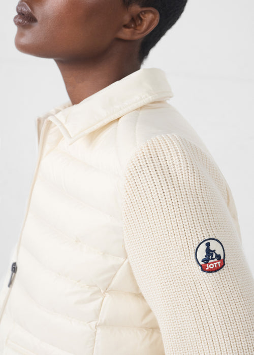 Doudoune bi-matière Naturel Calista - JOTT - 5