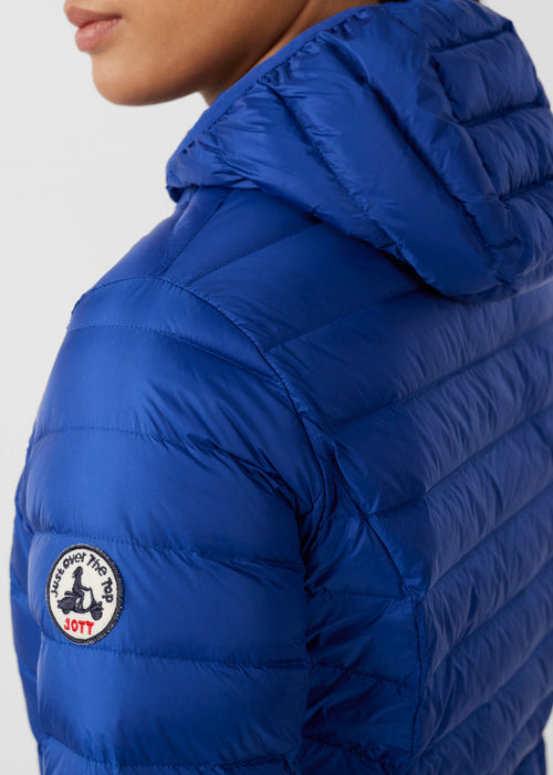Doudoune légère à capuche Bleu cobalt Cloe - JOTT - 5