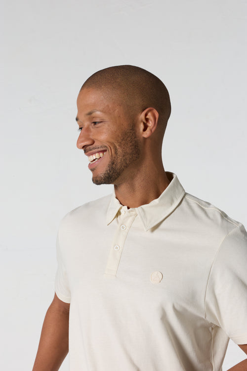 Polo manches courtes Naturel Dario - JOTT - 5